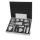 STAHLWERK Schweißlehre / Schweißinspektionslehre / Messlehre Set 16-teiliges Schweiß-Messwerkzeug mit verschiedenen Schweißnahtlehren nach DIN 862 & Reißnadel 145 mm