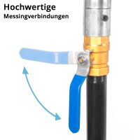 STAHLWERK Separator oleju OD-110 ST, wózek do zbierania oleju / miska olejowa / urzadzenie do spuszczania oleju z lejkiem o regulowanej wysokosci do zbierania zuzytego oleju podczas wymiany oleju w