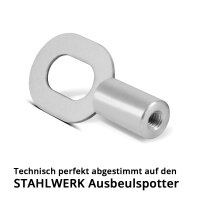 STAHLWERK welding lugs with M4 thread set of 20, smart repair accessories for dent spotter / dent lifter / spot welder / dent removal tool for professional repair of car bodies.