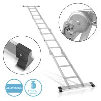 STAHLWERK multifunctionele ladder ML-403 ST 150 kg...