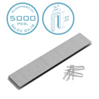 STAHLWERK Nieten type 90 (1,25 x 1,0 mm) met een lengte van 25 mm tot 40 mm in een set van 5000/2500 nieten | Nieten voor handtacker, pneumatische tacker en elektrische tacker