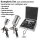 STAHLWERK HVLP spray gun set SGS-1125 ST 21 parts with 3 compressed air spray guns, 0.8 / 1.4 / 1.7 mm nozzle set, spray gun holder, aluminum case and much more Spray gun / Spray gun