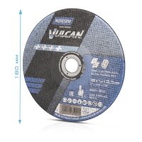 STAHLWERK Norton cut-off wheel set of 2 universal saw blade 180 x 1.6 x 22.23 mm for metal cutting saws | metal circular saws | metal crosscut saws