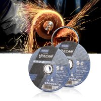 STAHLWERK Norton cut-off wheel set of 2 universal saw blade 180 x 1.6 x 22.23 mm for metal cutting saws | metal circular saws | metal crosscut saws