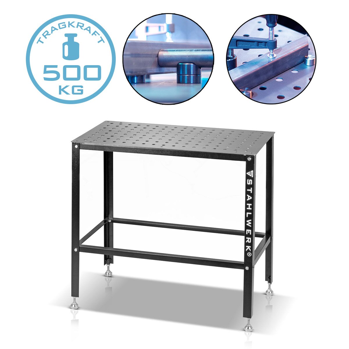 STAHLWERK welding table assembly table 500 kg load capacity 3 mm