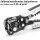 STAHLWERK zelfinstellende draadstripper AZ-7 ST Pro met 0,5-6 mm snijcapaciteit, krimptang | crimper | kabelstripper voor knippen, krimpen en strippen inclusief 260-delige accessoires