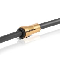 STAHLWERK Univerzální uhlíkové jádro | vedení drátu 5 m pro svarovací horáky MIG MAG AK15 | MB15 | AK25 | MB25 s centrální prípojkou Euro pro profesionální svarování oceli, nerezové oceli a