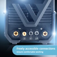 STAHLWERK AC/DC TIG 200 Pulse Pro - Digit&aacute;ln&iacute; sv&aacute;řečka | invertor s 200 amp&eacute;ry, funkc&iacute; ARC/MMA, pamět&iacute; &uacute;loh a technologi&iacute; IGBT, vhodn&aacute; pro hlin&iacute;k a tenk&eacute; plechy