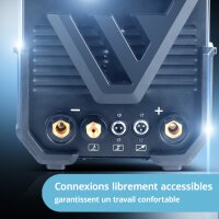 STAHLWERK AC/DC TIG 200 Puls Pro - Poste &agrave; souder num&eacute;rique | Inverter avec 200 amp&egrave;res, fonction ARC/MMA, m&eacute;moire de t&acirc;ches et technologie IGBT, convient pour laluminium et les t&ocirc;les fines, 7 ans de