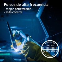 STAHLWERK AC/DC TIG 200 Puls Pro fully equipped - Soldadora digital | 200 amperios, funci&oacute;n ARC/MMA, memoria de trabajos y tecnolog&iacute;a IGBT, adecuada para aluminio y chapa fina