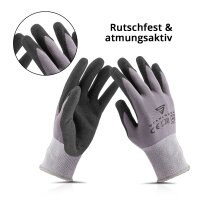 Paquete de 10 guantes de trabajo y montaje STAHLWERK...