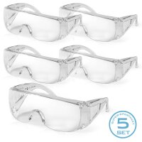 STAHLWERK scratch-resistant safety goggles in a set of 5...