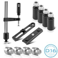 STAHLWERK D16 welding table accessories set with variable...