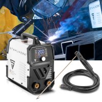 Spawarka elektrodowa STAHLWERK ARC 200 Synergic Pro, w pełni synergiczny inwertor MMA | E-Hand | Lift-TIG o mocy 200 A i technologii IGBT