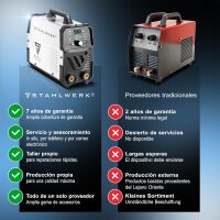 STAHLWERK ARC 200 Puls Pro soldador de electrodo, compacto MMA | E-Hand | Lift-TIG inversor con 200 amperios, tecnolog&iacute;a IGBT y funci&oacute;n de pulsos