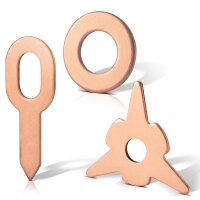 STAHLWERK Set spotter per la rimozione delle ammaccature 120 pezzi stelle per la rimozione delle ammaccature, occhi per la saldatura e dischi per la saldatura, accessori Smart Repair per spotter per