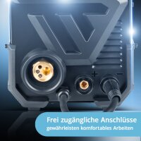 STAHLWERK Schwei&szlig;ger&auml;t MIG MAG 200 Spot Puls Pro, Vollsynergischer IGBT Inverter, 5 in 1 Kombiger&auml;t mit Spotfunktion und 200 Ampere, Alu | F&uuml;lldraht | MIG MAG | ARC MMA | Lift TIG | Puls