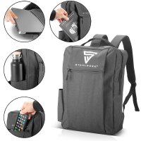 STAHLWERK Multifunctional Laptop Backpack | Notebook...