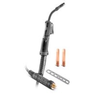 STAHLWERK AK15 | MB15 welding torch including 4m hose package, professional welding accessories for MIG MAG inert gas welders with Eurocentral connection