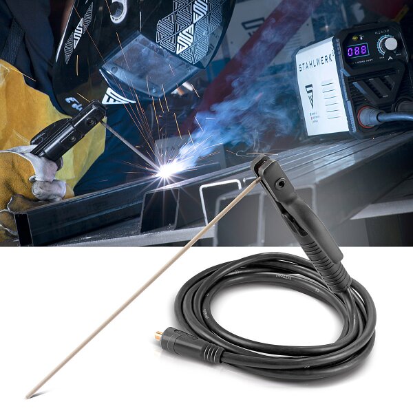 Set di elettrodi ARC 200 - accessori completi per una saldatura MMA/ARC versatile
