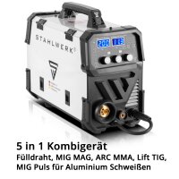 STAHLWERK lasapparaat MIG MAG 200 Spot Puls Pro volledig...