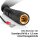 STAHLWERK P60 CNC toorts | plasmatoorts | snijbrander met roestvrijstalen behuizing en hoogwaardige messing kop voor plasmasnijder met elektrische ontsteking inclusief 5 m slangpakket