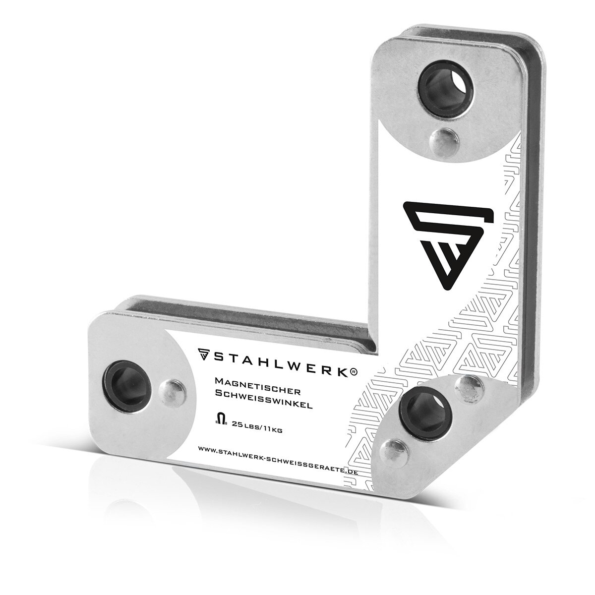 STAHLWERK Zweifachschaltmagnet 90 Grad - Flexibler Schweißmagnet 50kg Haftkraft