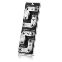 STAHLWERK 4er Set Magnet-Schwei&szlig;winkel 11,3 kg | 25 lbs praktischer Schwei&szlig;magnet | Magnetwinkel | Schwei&szlig;positionierer mit starker Haftkraft