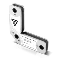 STAHLWERK S&aelig;t med 4 magnetiske svejsevinkler 11,3 kg | 25 lbs praktisk svejsemagnet | magnetisk vinkel | svejsepositioner med st&aelig;rk kl&aelig;beevne
