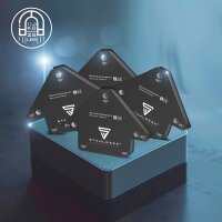 STAHLWERK 4er Set Magnet-Schwei&szlig;winkel 11,3 kg | 25 lbs praktischer Schwei&szlig;magnet | Magnetwinkel | Schwei&szlig;positionierer mit starker Haftkraft