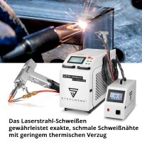 STAHLWERK 3-in-1 Laser-Schwei&szlig;ger&auml;t WCD-1500 Laser Pro mit 1500 Watt, professionelle Handlaser-Schwei&szlig;anlage zum pr&auml;zisen Schwei&szlig;en, Schneiden und Entrosten