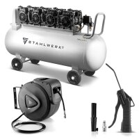 STAHLWERK luchtcompressor ST 1510 Pro, fluistercompressor...