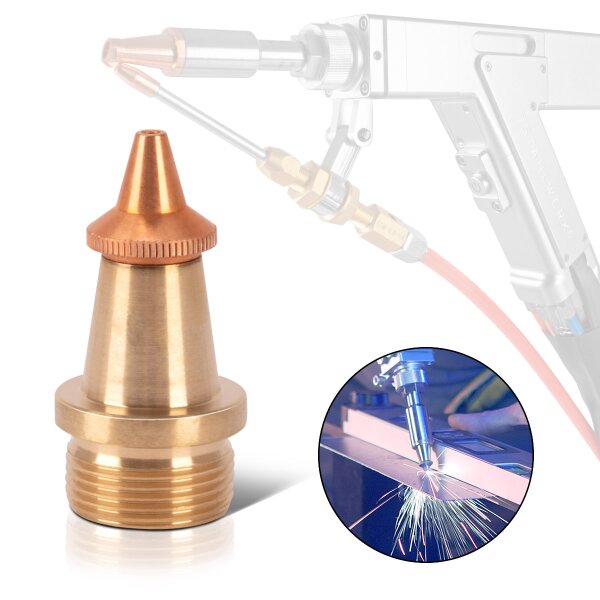 Ugello di taglio STAHLWERK | Ugello CUT M8 x 1,5 mm Accessori professionali per torce di saldatura laser | Unità di saldatura laser