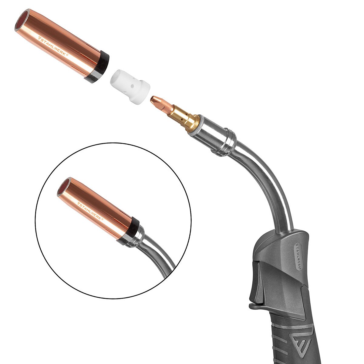 STAHLWERK MIG MAG AK501D | MB501D Set di parti di ricambio Premium Accessori per saldatura 26