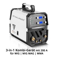 STAHLWERK Kombi-Schweißgerät MTM-200 ST 3-in-1...