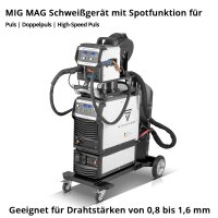 STAHLWERK welding machine MIG MAG 500 DP Fully synergic,...
