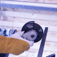 STAHLWERK Doorslijpschijf SW Pro CUT set van 25 125 x 1,0 x 22,23 mm | 5&quot; x 3/64 x 7/8&quot; slijpschijven | flexibele schijven voor haakse slijpmachines voor het doorslijpen van staal, roestvrij staal