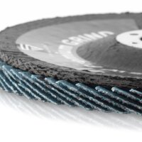 STAHLWERK flap disc SW Premium GRIND P120 set of 10 125 x 22.23 mm | 5&quot; x 7/8&quot; grinding wheels | flap discs | flap discs for angle grinders