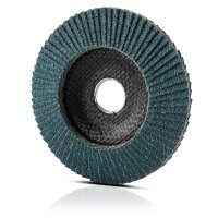 STAHLWERK Lamelskive SW Premium GRIND P120 s&aelig;t med 10 stk. 125 x 22,23 mm | 5&quot; x 7/8&quot; slibeskiver | lamelskiver | lamelskiver til vinkelslibere til slibning af st&aring;l, rustfrit st&aring;l, aluminium og