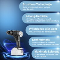 STAHLWERK Brushless Akku Schlagbohrschrauber ASB-20 ST ohne Akku | 20 Volt-System | Bohrschrauber | Akkuschrauber | Akkubohrer | Schlagbohrer