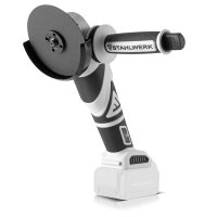 STAHLWERK Smerigliatrice angolare a batteria AWS-20 ST senza batteria | sistema da 20 volt | 0 - 7500 min-1 | dimensioni del disco 115 mm e 125 mm | smerigliatrice da taglio | smerigliatrice da taglio