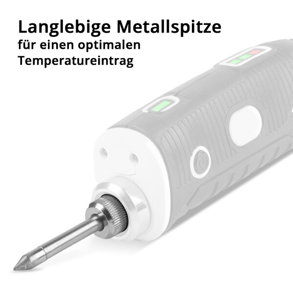 STAHLWERK Ersatz Lötspitze 4 mm Ø Lötkolbenspitzen für Lötkolben und L