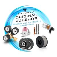 STAHLWERK Ground cable | ground clamp 2 m for dent spotter | dent lifter | spot welder | smart repair dent removal tool | spotter accessories