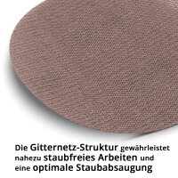STAHLWERK Gitternetz-Klett-Schleifscheiben 14er Set P60 |...
