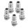 STAHLWERK 5er Set Druckluft-Schnellkupplung Stecknippel NW 7.2 mit 1/4 Zoll Außengewinde, Stecknippel | Kupplung | Stecker | Adapter | Zubehör für Druckluft-Kompressoren