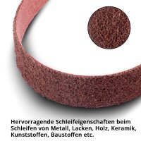 STAHLWERK schuurvlies medium korrel 40 x 760 mm schuurband | vliesbanden | polijstvlies | universele schuurbanden | schuurmiddelen voor buisbandschuurmachines, bandschuurmachines en schuurmachines