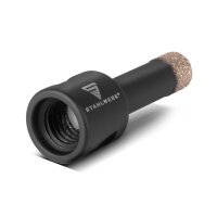 STAHLWERK Diamantborekroner sæt med 10 stk. 6-68 mm M14 diamantborekroner | fliseborekroner | fliseborekroner til vinkelslibere