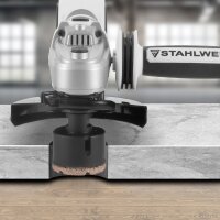 STAHLWERK Diamantborekroner sæt med 10 stk. 6-68 mm M14 diamantborekroner | fliseborekroner | fliseborekroner til vinkelslibere