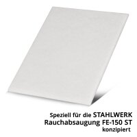 STAHLWERK set of 3 pre-filters for fume extraction system FE-150 ST replacement filter | filter mat | air filter | pre-filter mat for extraction system | fume absorber | fume extractor | welding fume and solder extraction system