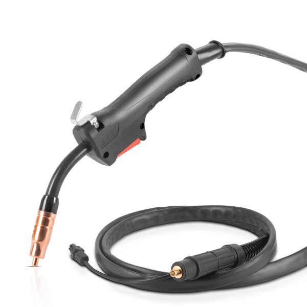 Accessoire Soudure Professionnel Chalumeau De Soudage STAHLWERK AK14/MB14 FLUX - Jusqu'à 160A Avec Tuyau 2m Tuyau Soudage 9mm
